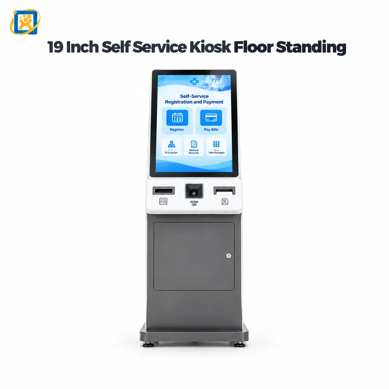 Product identification card for the 19-inch floor-standing hospital self-service terminal