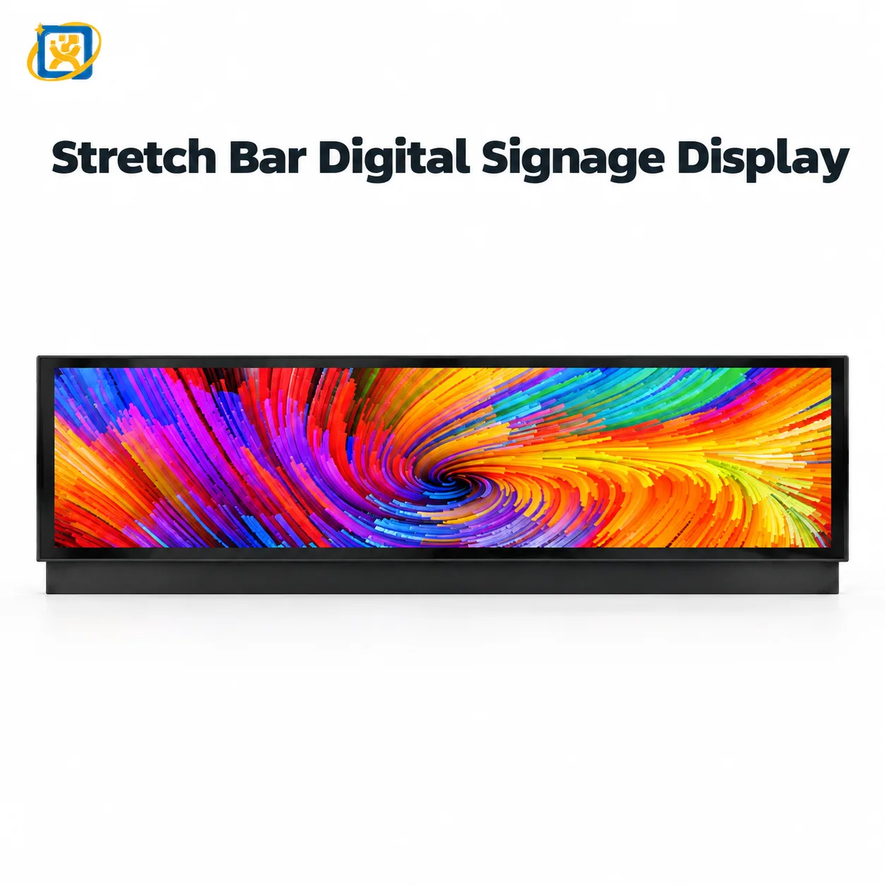 Product identification card for the wall-mounted stretched bar display